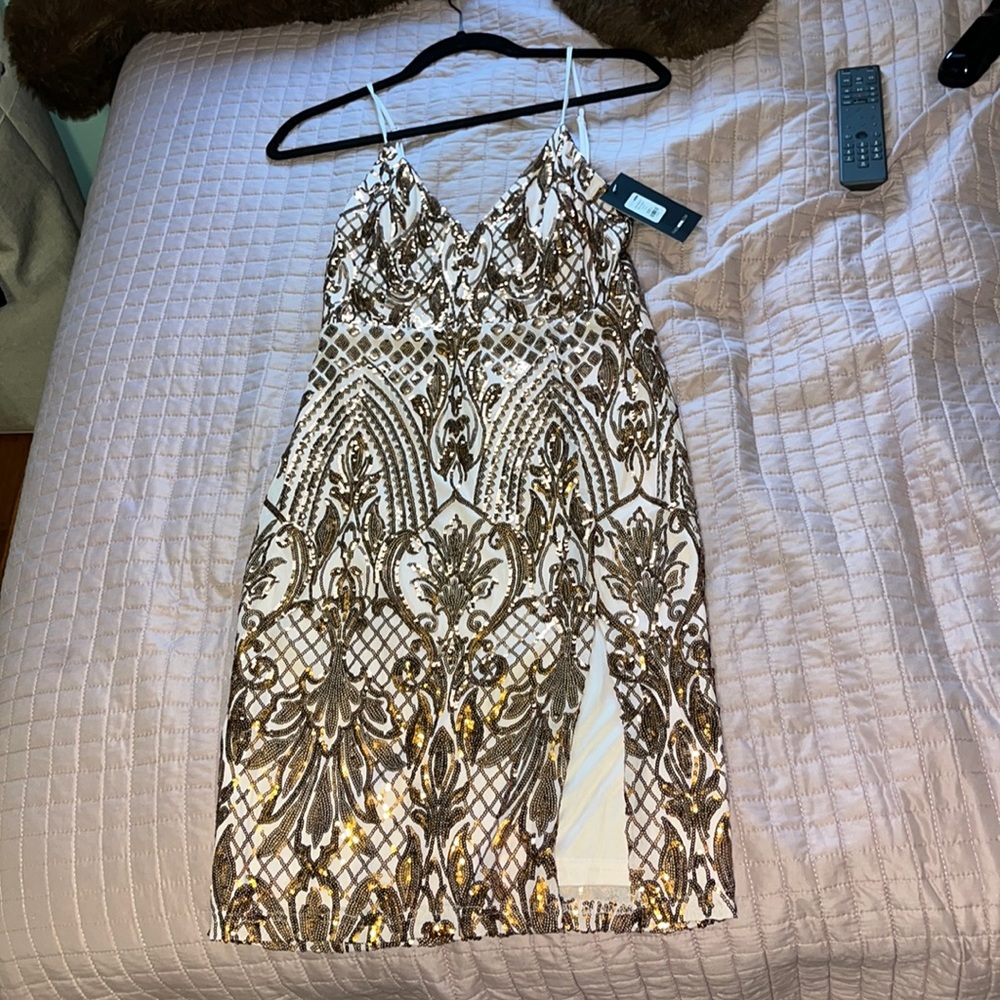 Kylie Sequin Mini Dress size L